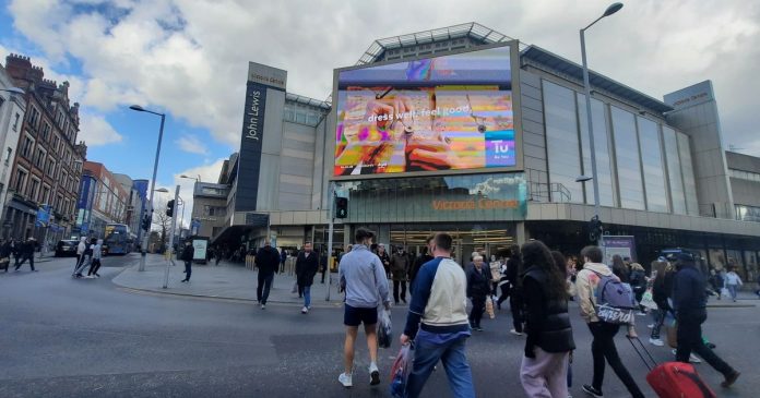 We went to the Victoria Center in Nottingham after the lockdown and found it busy - but organized

