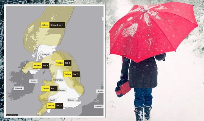  Met Office snow warning as ten UK regions could ICE over in hours after -5C deep freeze |  Weather |  News
